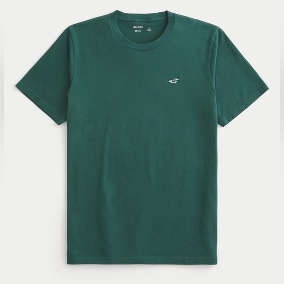 Hollister Other - 🏷️ NWT Hollister Cotton Icon Core Fit Crew T-Shirt, Green